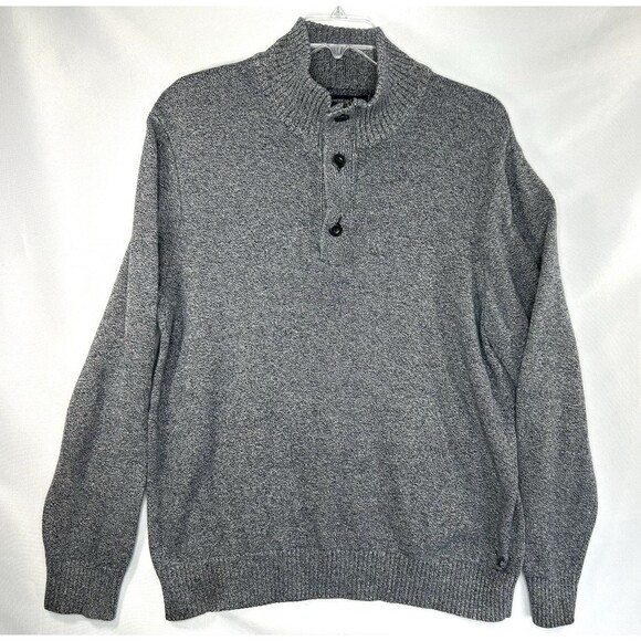 American Eagle Athletic Fit Men's 1/4 Button Zipper Sweater Sz XXL 100% Cotton - Picture 1 of 10